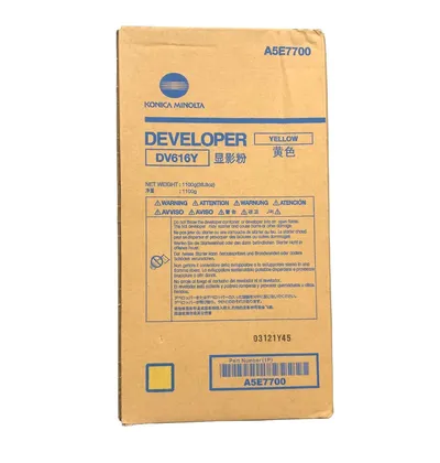 Девелопер Konica Minolta A5E7700, Yellow, 850K
