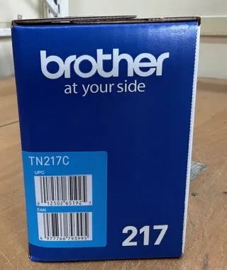 Картридж Brother TN217C, лазерный, голубой, 2300 стр.