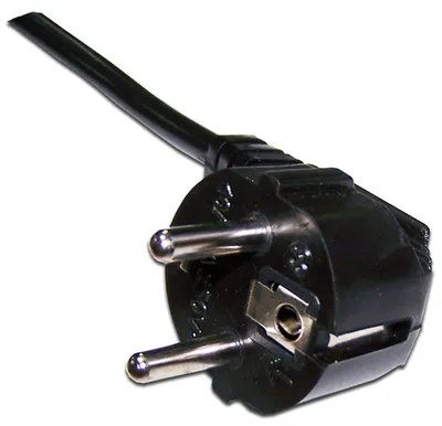 LAN-PP19/SHA-2.0-BK Шнур для блока питания Lanmaster IEC 60320 С19 вилка Schuko 2 м 16А угловой цвет: чёрный