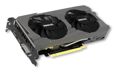 Видеокарта INNO3D RTX3050 TWIN X2 OC 8GB GDDR6 128-bit 2FAN DVI DP HDMI RTL GA106-150 (N30502-08D6-1711VA41)