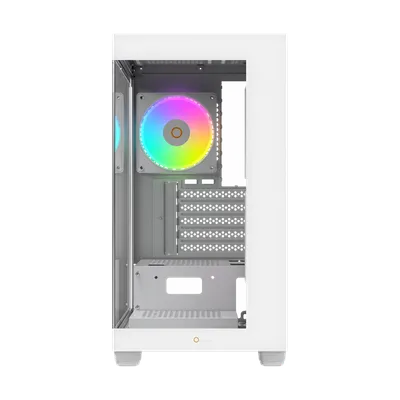 Корпус для ПК Case Ocypus Gamma C52 WH ARGB mATX / win / white / 3 ARGB fans / no PSU / Tempered Glass