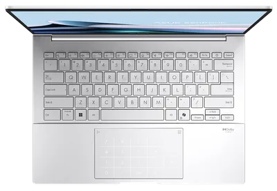 Ноутбук ASUS Zenbook 14 Special UX3405CA-PP682X Intel Core Ultra 9 285H/LPDDR5X 32GB/1TB SSD/Intel Arc Graphics/14" 3K (2880 x 1800) OLED 16:10,WiFi 7+BT 5.4/Win 11 Pro RUS /1.20 kg /Foggy Silver