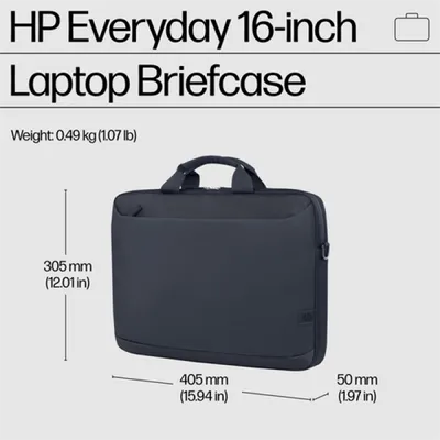 Сумка для ноутбука HP Everyday A08JTAA, 16", Odyssey Gray