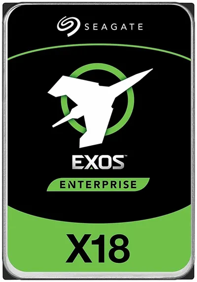 Жесткий диск Seagate Exos X18 HDD 3.5" SATA 16Tb, 7200 rpm, 256Mb buffer, 512e/4kn, CMR, ST16000NM000J, 1 year