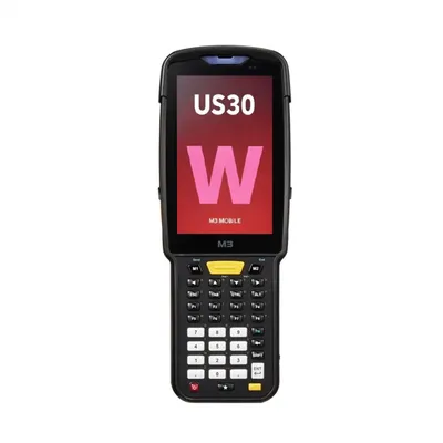 Терминал сбора данных M3 Mobile US300D-TFCWXE-HF Android 13.0 GMS, WVGA, Wi-Fi 6, SE5500 2D Imager Scanner(Straight Shooter/0° Scan), 16MP Rear Camera, BT5.3, NFC(HF), 4G/64G, 38 Keypad , 6700mAh Battery, Hand Strap, Bullet Proof Film