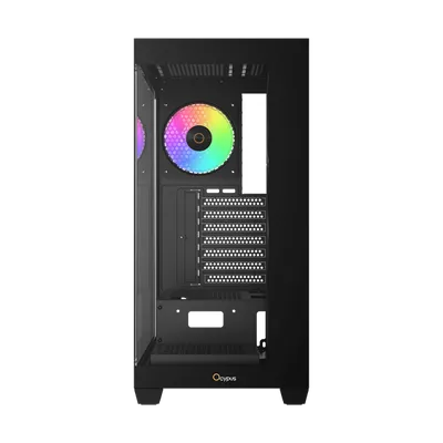 Корпус ПК без блока питания/ Case Ocypus Gamma C72 BK ARGB, Midi-Tower, TG, 4x120mm ARGB, 2xUSB-A 2.0 + 1xUSB-A 3.0, ATX, mATX, mITX Black