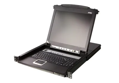 Консоль KVM ATEN CL5708MW-ATA-RG, 8-порт, PS/2-USB VGA, 17.3" LCD