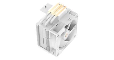 Кулер для процессора Ocypus Gamma A40 WH ARGB Digital, 100mm ARGB FAN, Top Display Panel, 4 HEAT PIPES, 4-PIN PWM, 600-2400 RPM, 29.5DBA, HYDRO BEARING, LGA115X/1200/1700/18XX, AM4/AM5