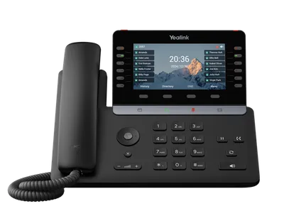 телефон YEALINK SIP-T85W, 5,5" экран, WiFi, Bluetooth, USB, PoE, GigE, без видео, без БП, шт (repl. SIP-T54W)