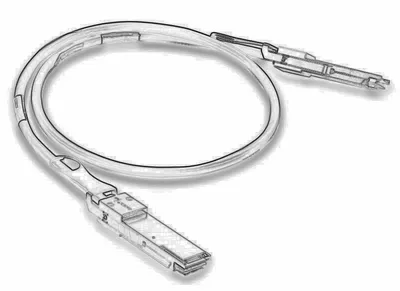 Кабель Future Technologies FT-SFP+-CabP-AWG24-5, Кабель DAC Copper cable, 10G, SFP+ -to- SFP+, 24AWG витая пара, 5M
