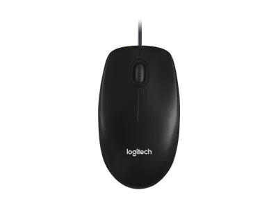 910-006652 - 910-006652/910-005006/910-005003/910-006765 Мышь Logitech M100(M100r) Dark Ret {темно-серая/черная, оптическая, 1000dpi, USB, 1.8м}