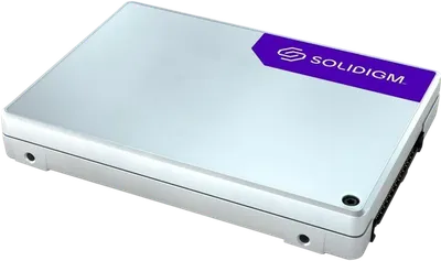 Твердотельный накопитель SSD Solidigm 2.5" U.2 7680GB D7-P5520 (SSDPF2KX076T11Z) PCIe Gen4x4 with NVMe, 7000/4194, IOPS 930/190K, MTBF 2M, TLC, 14PBW, 1DWPD, 15mm