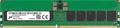 Оперативная память Micron DDR5 RDIMM 32GB 2Rx8 5600 MHz ECC Registered MTC20F2085S1RC56BD1, 1 year, OEM, New Original