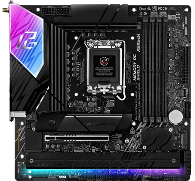 Материнская плата ASROCK B860M LIGHTNING WIFI, LGA1851, DDR5, mATX
