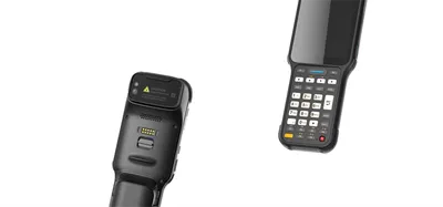 Терминал сбора данных с защитным бампером Bluebird EK430 Long Range; Qualcomm, Android 10, GMS, WWAN, 4.3", 4GB, 32GB, SE4850, 5MP, 13MP, Hot Swap, 6800mAh Battery, NFC, 1 Nano SIM, Micro SD Slot, IP65, 34 w/ F-Keys, USB-C, RUBBER BOOT