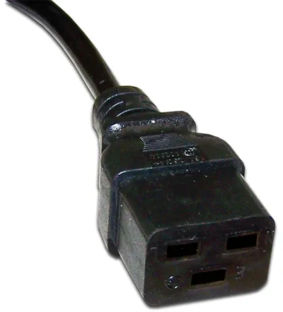 Кабель питания LANMASTER, IEC 320 C19 -> IEC 320 C20 16A, 5 м, цвет чёрный, LAN-PP19/20-5.0-BK