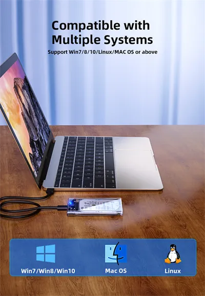 Внешний корпус HDD/SSD Netac NT07WH11-30B0, WH11, 2.5", SATA→USB 3.0
