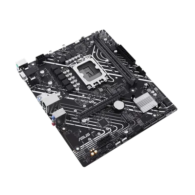 Материнская плата ASUS PRIME H610M-E-CSM, LGA1700, H610, 2*DDR5, 4*SATA, 2*M.2, 2*USB 3.2, 2*USB 2.0, 1*PCIx16, 1*PCIx1, DP+VGA+HDMII, mATX, 90MB1G10-M0EAYC