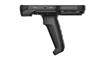 Терминал сбора данных с бампером Bluebird EK430 GUN Long Range; Qualcomm, Android 10, GMS, WWAN, 4.3", 4GB, 32GB, SE4850, 5MP, 13MP, Hot Swap, 6800mAh Battery, NFC, 1 Nano SIM, Micro SD, IP65, 34 w/ F-Keys, USB-C, Trigger Handle, RUB