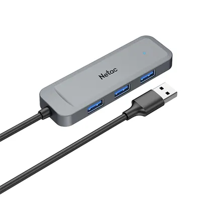 USB-концентратор Netac WF11GYCN, USB-A to USB 3.0×4