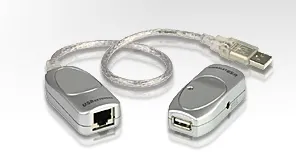 Кабель удлинитель USB 1.1 AM/AF Aten UCE60-AT до 60 м.(через RJ45, по витой паре. Без патч-корда в комплекте), питание от шины