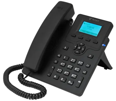 IP-телефон Flat-Phone C10: 4 SIP-аккаунта, 2 порта 10/100/1000BASE-T (RJ-45), ЖК-дисплей, PoE,РЕЕСТР