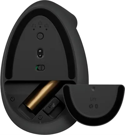Мышь Logitech 910-006473 LIFT Graphite, беспроводная, Bluetooth/Logi Bolt, 4000 dpi