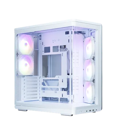Корпус Zalman P60 White, ATX, Midi-Tower, 3x120mm ARGB, 2x120mm ARGB