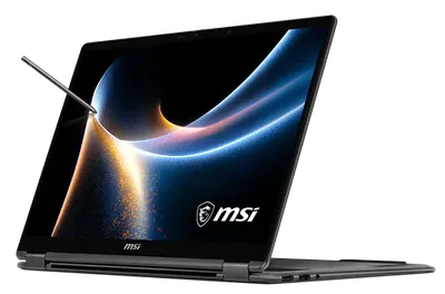 ноутбук MSI Prestige 16 Flip AI+ C3MTG Core Ultra 9 386H 16" 16:10 2.8K (2880x1800) OLED, 120Hz,Touch Screen (support MSI Nano Pen),LPDDR5X 32GB, 2TB SSD,Intel Arc Graphics,81Whr,1.66kg,1y,Win11Pro,Gray