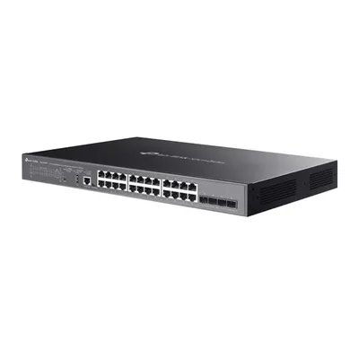 SG5428XMPP Коммутатор TP-Link SG5428XMPP, Omada 24-Port Gigabit Stackable Lite L3 Managed PoE++ Switch with  4 10G Slots