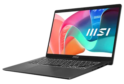 Ноутбук MSI Modern 14 F1MG Core 7 150U 14" FHD (1920*1080)IPS, DDR4 16GB (8GB*2),512GB SSD Intel Graphics,backlight,46.8Whr,1.5kg,Dos,1y,Platinum Gray