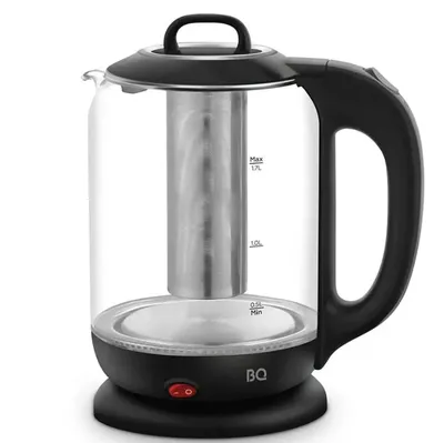 Электрочайник BQ KT1701G, черный, 1.7 л, 2200 Вт
