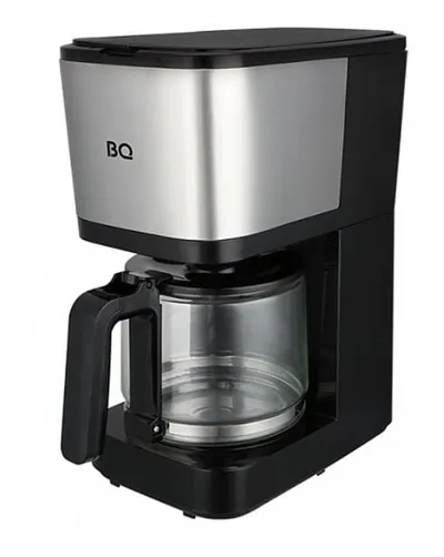 Кофеварка капельная bq CM2007 Black-Steel, молотый, 1.25 л, 750 Вт