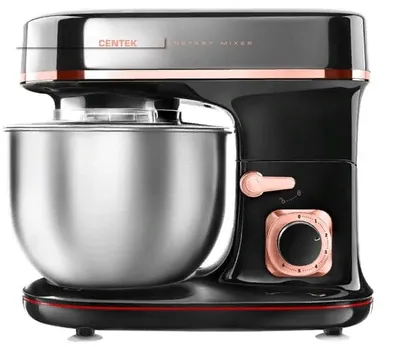 Миксер Centek CT-1139, черный/хром