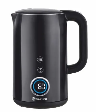 Чайник Sakura SA-2185DBK Premium, 1,7 л, дисплей, черный