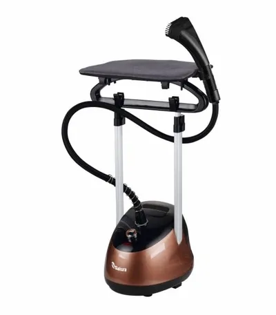 Отпариватель Sakura SA-3924G черный/золотистый, 2200 Вт, 35 г/мин, 2200 мл