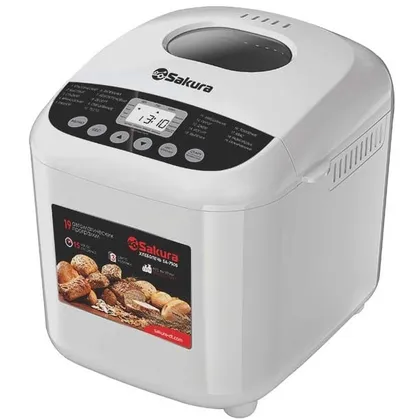 Хлебопечка Sakura SA-7506 600 Вт, 19прогр 500/750/1000гр