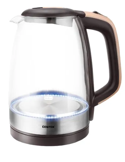 Электрочайник Centek CT-0065, бежевый, 1.7 л, 2200 Вт