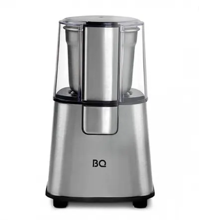 Кофемолка bq CG1004 Steel-Black, 220Вт, 60г
