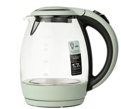 Чайник CENTEK CT-0008 мятный, 1.7л, 2200Вт