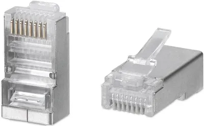 Коннектор Cabeus 8P8C-SH, RJ-45, экранированный, Cat.5e, универсальный