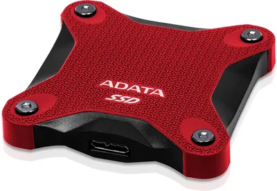 Внешний накопитель External SSD ADATA 512GB USB 3.2 Gen 2 (USB 10Gbps) R550/W480MB/s 3D NAND COLOR BOX red