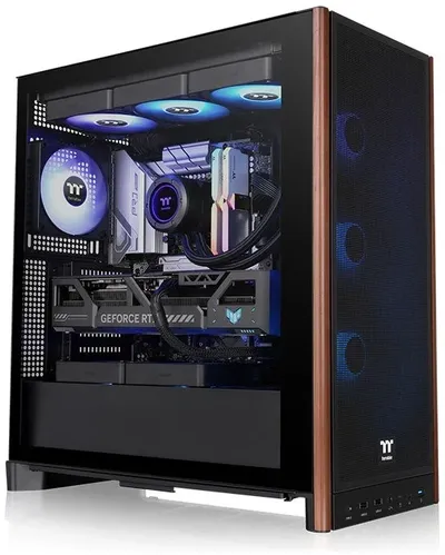 Корпус для ПК Thermaltake - S370 WS, 2xUSB3.0, Full Tower, без БП, цвет чёрный, CA-11J-00M1WN-00
