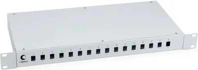 Кросс бокс оптический Cabeus FO-19-16SC, 19", 16 SC (LC duplex)