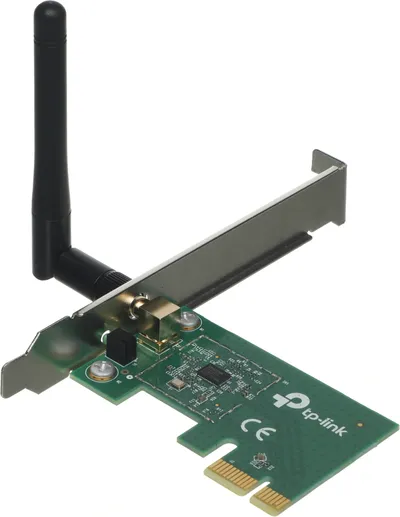 Адаптер TP-Link TL-WN781ND, 150Mbps Wireless N PCI Express Adapter, Atheros, 1T1R, 2.4GHz, 802.11n/g/b, 1 detachable antenna