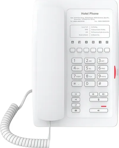 SIP-Телефон Fanvil H3, 2 SIP-акк., POE, БП в комп., 1x100 Mbps, Чёрный, 6 прог. клав.