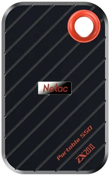 SSD накопитель Netac ZX20 II 2TB USB 3.2 Gen 2 Type-C External Magnetic Portable SSD, R/W up to 2000MB/1800MB/s, with USB C to A cable and 20Gbps USB C to C cable 3Y wty