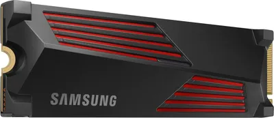Твердотельный накопитель SSD M.2 (PCI-E NVMe 2.0 Gen 4.0 x4) 4Tb Samsung 990 PRO (R7450/W6900MB/s) with Heatsink, 1year