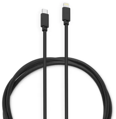 Кабель BURO PD18W, USB Type-C (m)–Lightning (m), 1м, чёрный