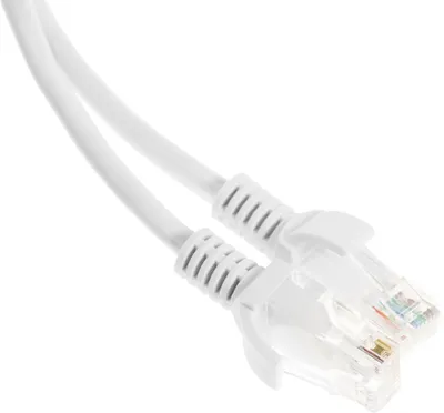 Патч-корд Premier 5-970 UTP 4 пары cat.5E solid CCA molded 1.5м белый RJ-45 (m)-RJ-45 (m) (5-970W 1.5)